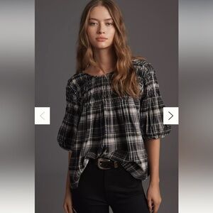 ❌SOLD❌NWT Anthropologie smoked top by pilcro.Current retail is $108+tax